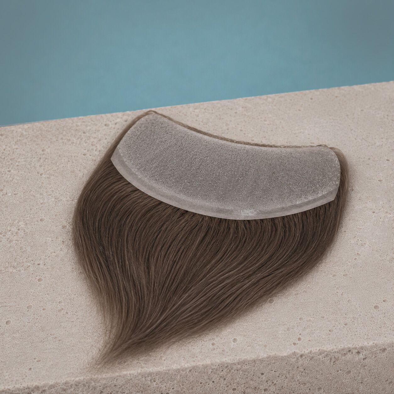 Frontale Bruce 0,06 mm - 5 x 15 cm 10 patch frontal petit complément capillaire solution contre la perte de cheveux calvitie postiche homme