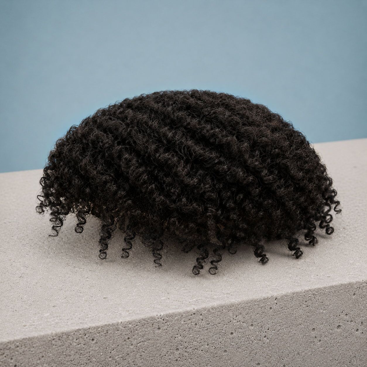 Den Complément capillaire AFRO WAVE 10 prothèse capillaire avec boucle afro