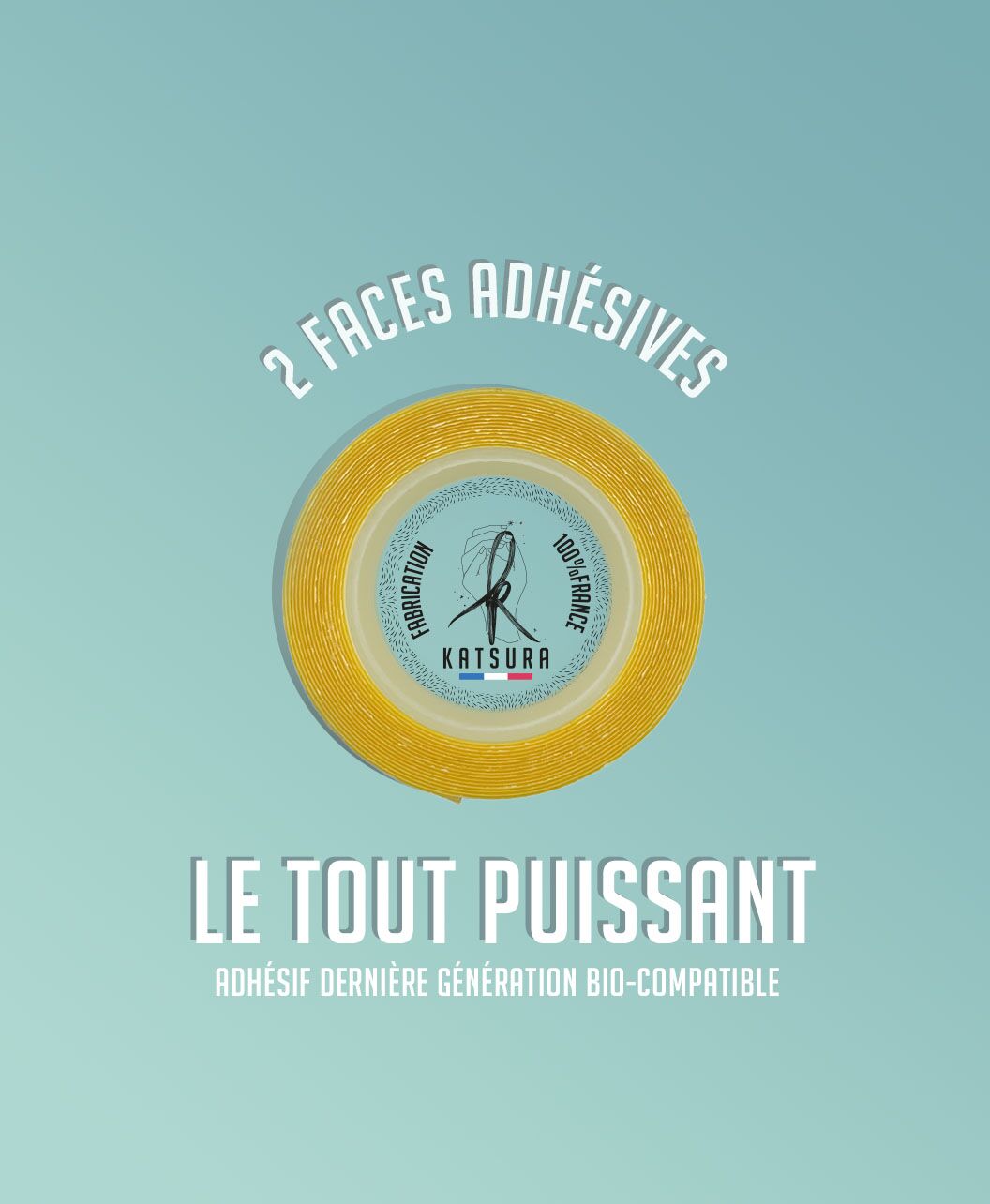 Adhésif "Le Tout-Puissant" pour toupet perruque 10 Adhésif "Le Tout-Puissant" pour toupet perruque
