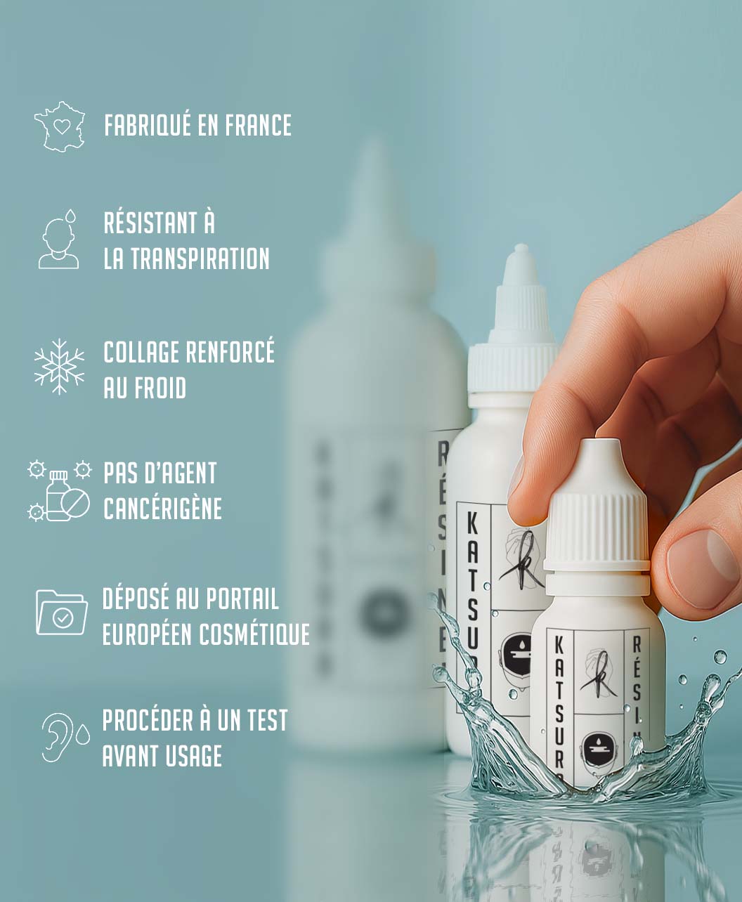 Résine capillaire collage permanent toupet PU perruque LACE 11 colle perruque complement capillaire benefices